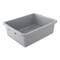 Rubbermaid Commercial Bus/Utility Box, 17.3 in. x 7 in. x 21.5 in., Gray FG335192GRAY - alternate 1